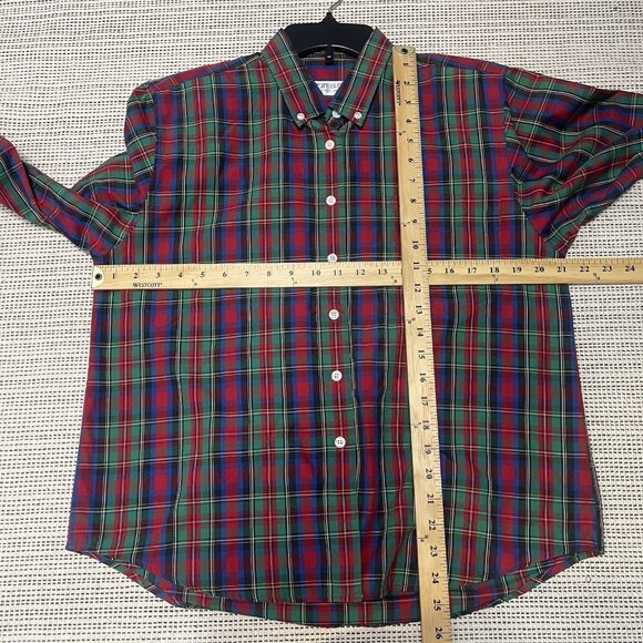 Northern Isles Vintage Checkered Plaid Button Down Shirt Multicolor Long Sleeve - Picture 5 of 5